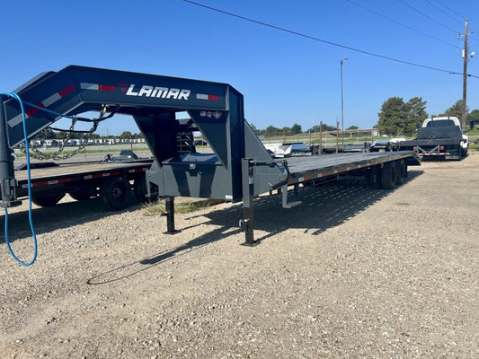 32' FD Gooseneck Trailer 10k Axles Stand Up Ramps - Dual Wheel Deckover/DO 10K MR DW - Stryker Dealership Group