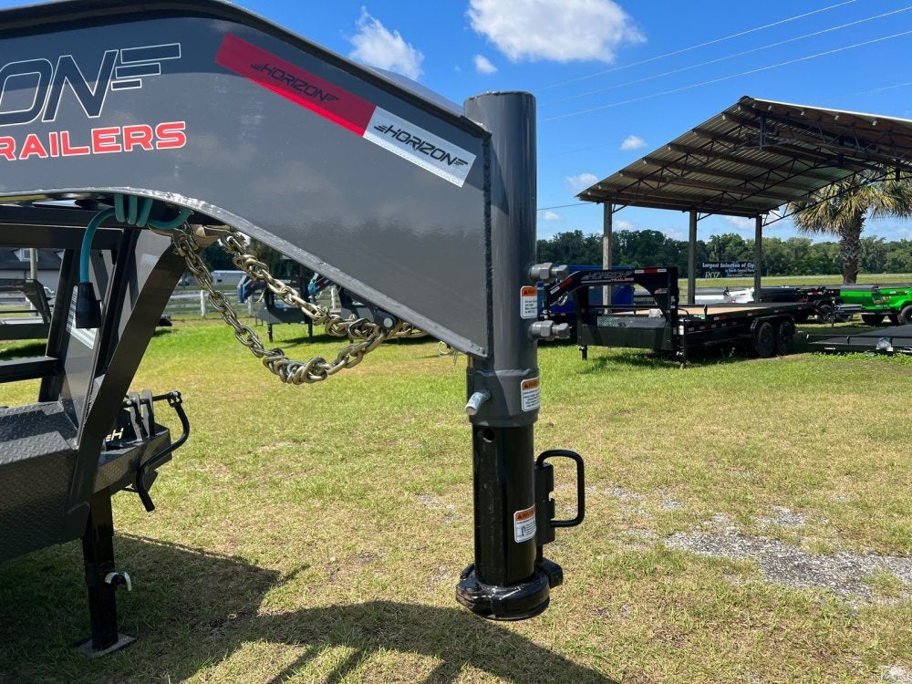 32' FHZ Gooseneck Deckover w/ Mega Ramps (2) 10K Axles - 10K MR DW/Deckover Trailers - Stryker Dealership Group