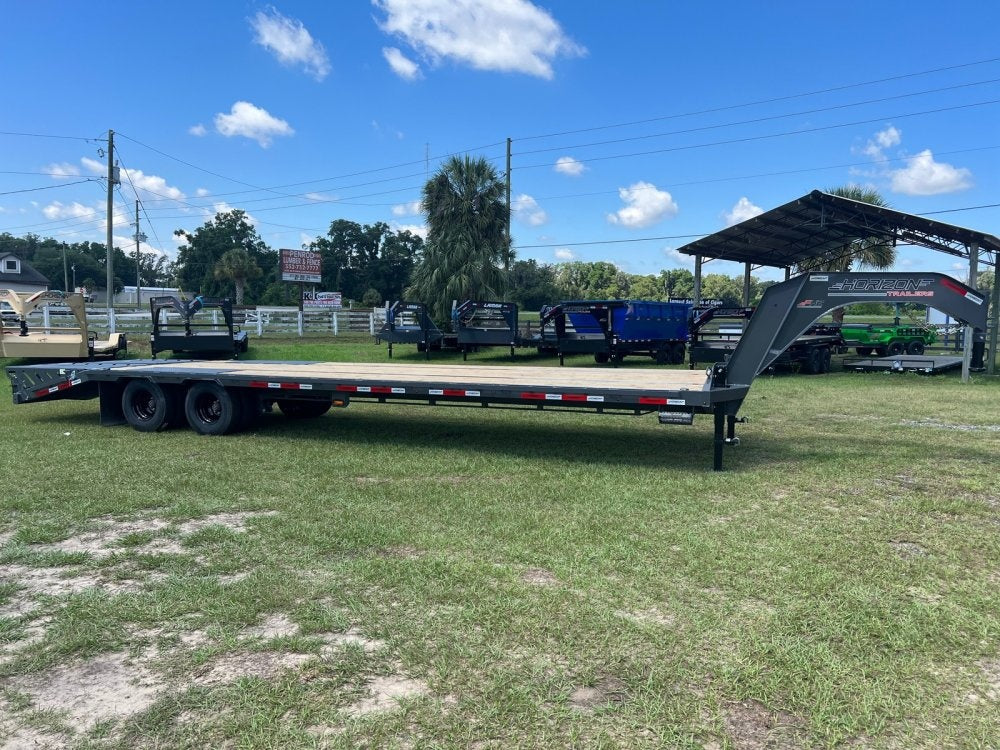32' FHZ Gooseneck Deckover w/ Mega Ramps (2) 10K Axles - 10K MR DW/Deckover Trailers - Stryker Dealership Group