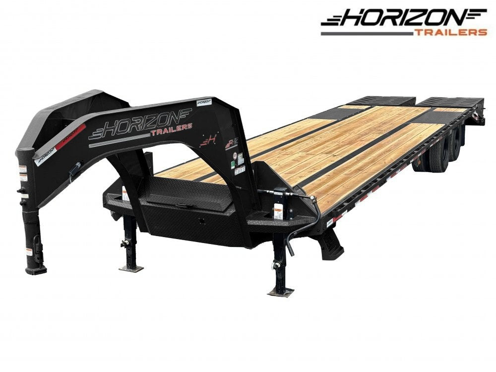 32' FHZ Gooseneck Deckover w/ Mega Ramps (2) 12K Axles - 12K MR/Deckover Trailers - Stryker Dealership Group