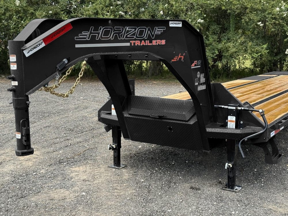 32' FHZ Gooseneck Deckover w/ Mega Ramps (2) 12K Axles - 12K MR/Deckover Trailers - Stryker Dealership Group