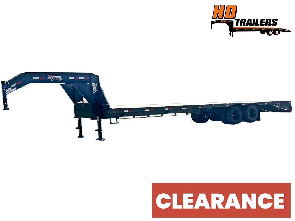 32' Gooseneck (2) 10k Dually Axles, Mega Ramps - Dual Wheel Deckover/DO 10K MR DW - Stryker Dealership Group
