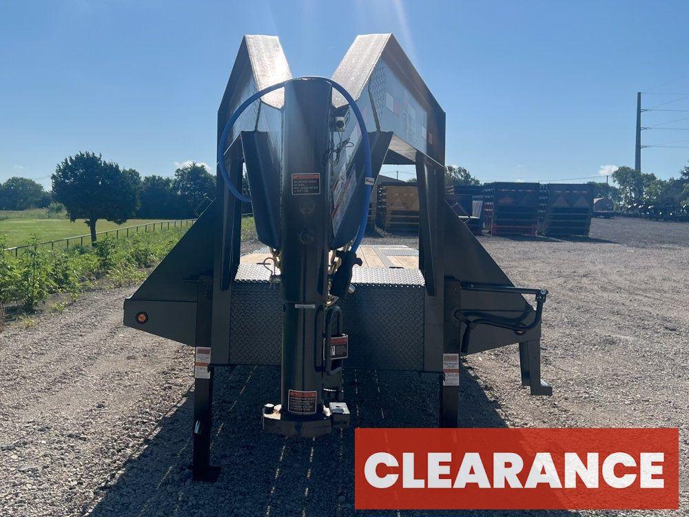 32' Gooseneck (2) 10k Dually Axles, Mega Ramps - Dual Wheel Deckover/DO 10K MR DW - Stryker Dealership Group