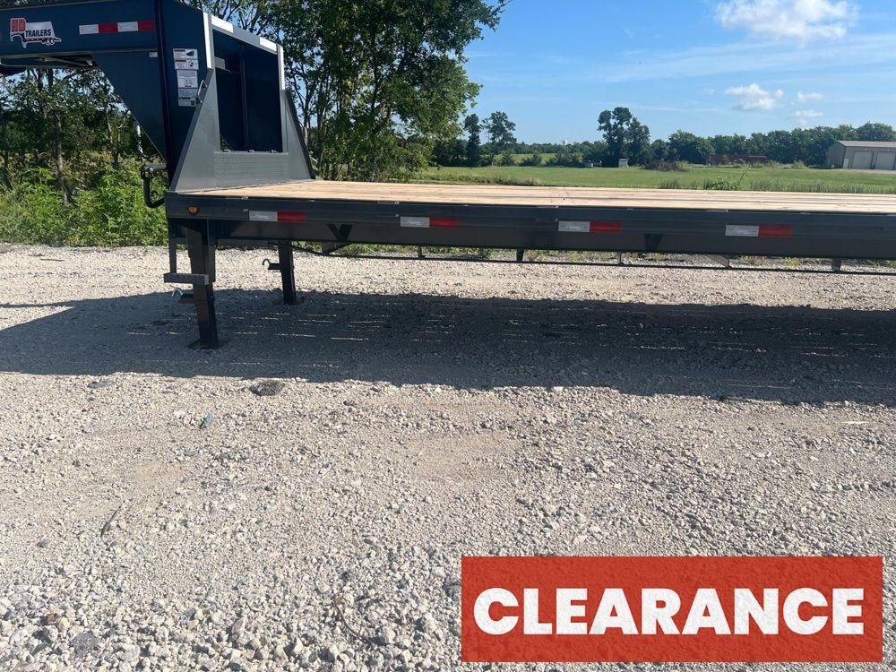 32' Gooseneck (2) 10k Dually Axles, Mega Ramps - Dual Wheel Deckover/DO 10K MR DW - Stryker Dealership Group