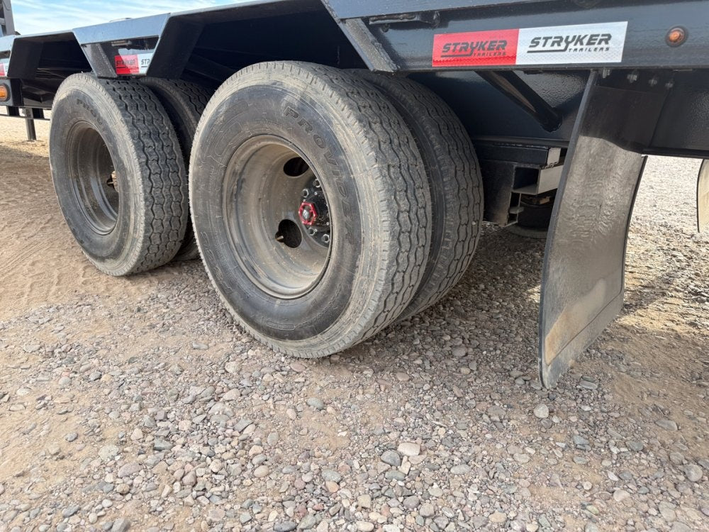 32' Stryker Gooseneck (2) 10K Axles Mega Ramps Dual Wheels - Dual Wheel Deckover - DO 10K MR DW - Stryker Dealership Group