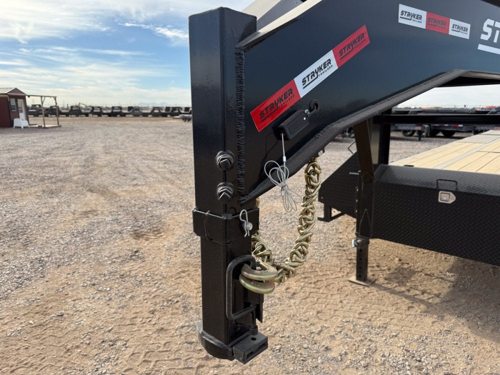 32' Stryker Gooseneck (2) 10K Axles Mega Ramps Dual Wheels - Dual Wheel Deckover/DO 10K MR DW - Stryker Dealership Group