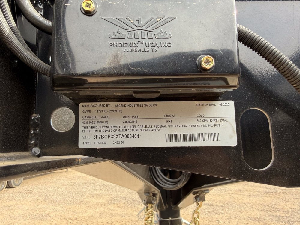 32' Stryker Gooseneck (2) 10K Axles Mega Ramps Dual Wheels - Dual Wheel Deckover/DO 10K MR DW - Stryker Dealership Group