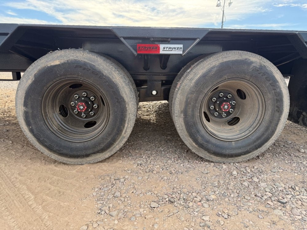 32' Stryker Gooseneck (2) 10K Axles Mega Ramps Dual Wheels - Dual Wheel Deckover/DO 10K MR DW - Stryker Dealership Group