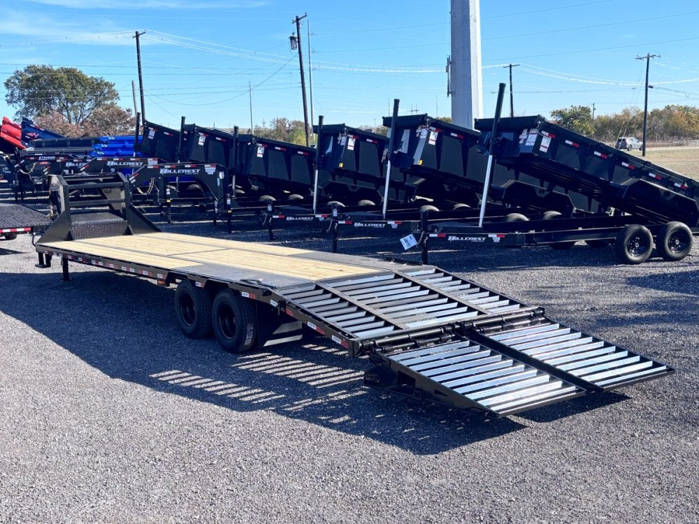 32' Stryker Gooseneck (2) 12K Axles Mega Ramps Dual Wheels - Dual Wheel Deckover/DO 12K MR - Stryker Dealership Group