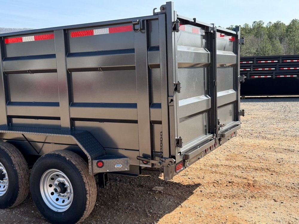 83"x14' Bumper Pull Dump Trailer 48" Sides - 14k GVWR 48611