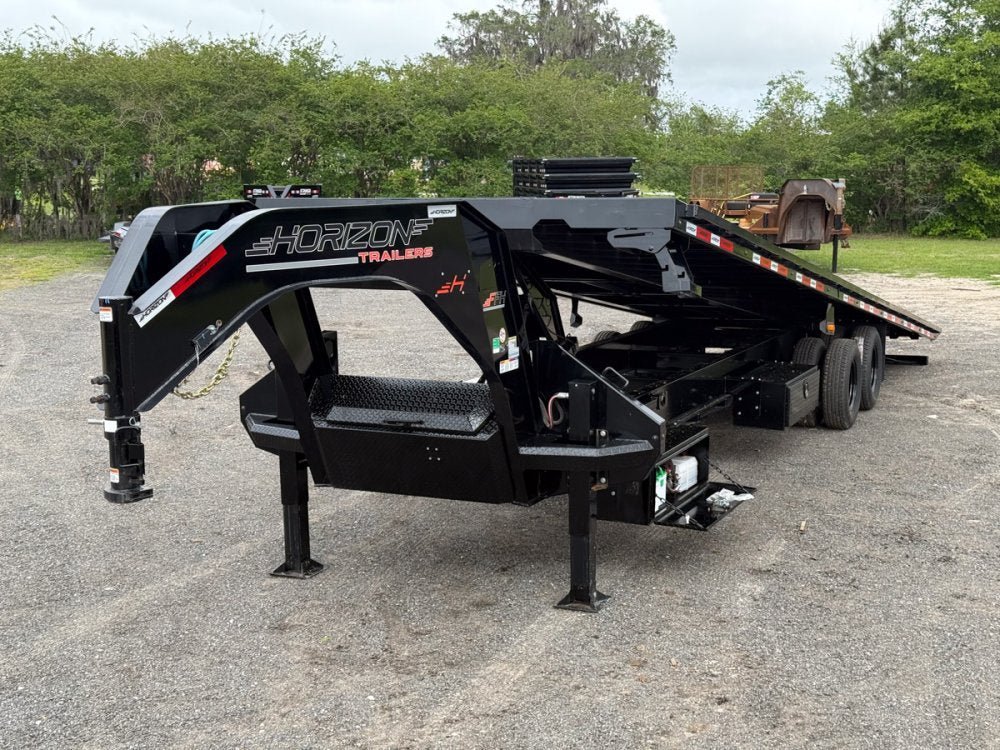 34' Horizon FFH Gooseneck Deckover Full Tilt Trailer - (2) 10k Axles 014205 - Stryker Dealership Group
