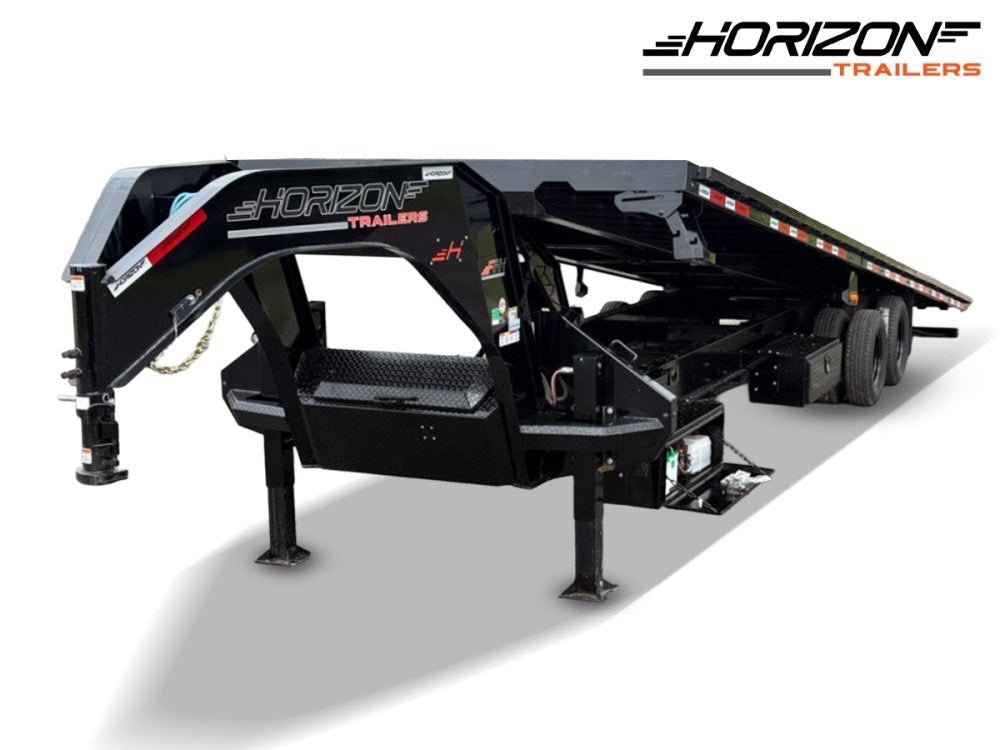 34' Horizon FFH Gooseneck Deckover Full Tilt Trailer - (2) 10k Axles 014205 - Stryker Dealership Group