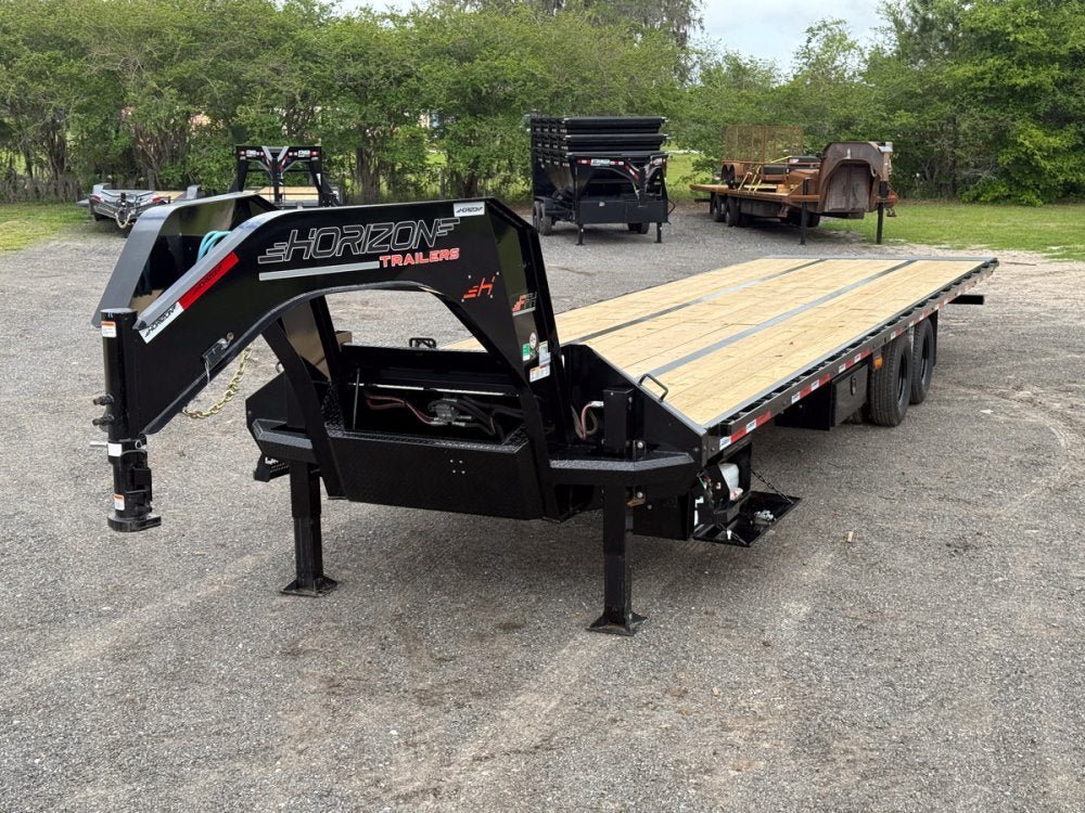 34' Horizon FFH Gooseneck Deckover Full Tilt Trailer - (2) 10k Axles 014205 - Stryker Dealership Group