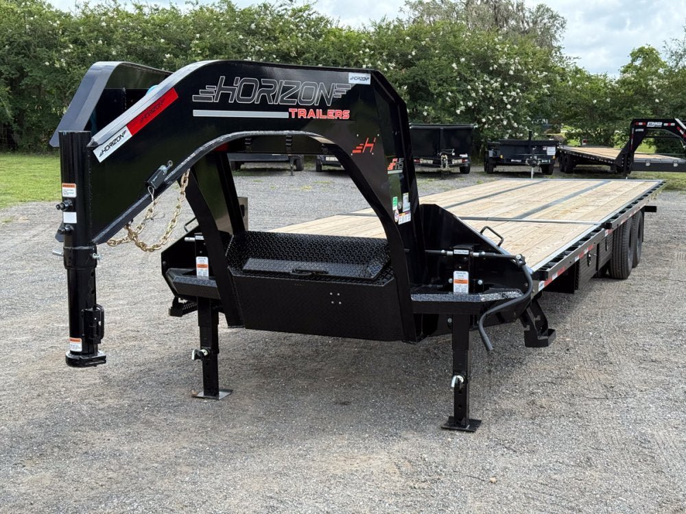 34' Horizon FHS Gooseneck Deckover Tilt Trailer - (2) 10K Axles 014210 - Stryker Dealership Group