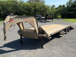 34' Horizon FYZ Gooseneck Hydraulic Dovetail Deckover Trailer - (2) 12K Axles 015564 - Stryker Dealership Group