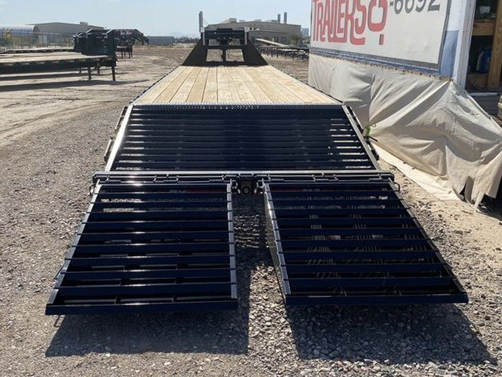 34' Load Trail Tandem Dually Axle Gooseneck Equipment Trailer - (2) 12k Axles 363101 - Stryker Dealership Group