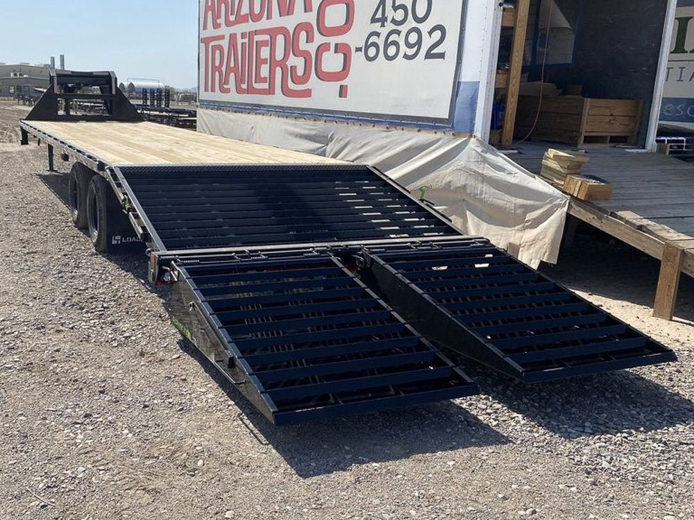 34' Load Trail Tandem Dually Axle Gooseneck Equipment Trailer - (2) 12k Axles 363101 - Stryker Dealership Group