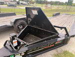 24' HEH Bumper Pull Equipment Trailer (2) 10K Axles, 3' Dove W/ Mountain Ramps 11823