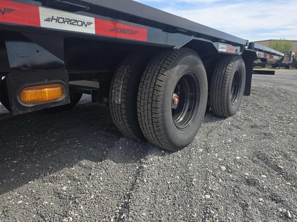 34' FYZ Gooseneck Flat deck Hydraulic Dovetail - Dual Wheel Deckover/DO 12K SD - Stryker Dealership Group