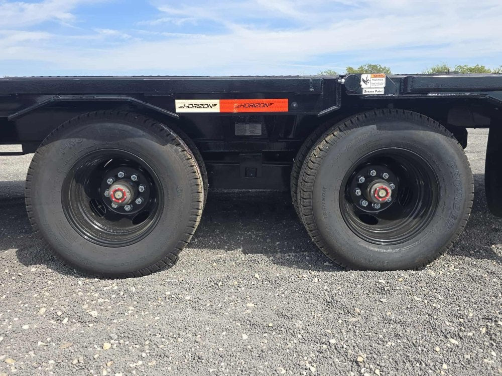 34' FYZ Gooseneck Flat deck Hydraulic Dovetail - Dual Wheel Deckover/DO 12K SD - Stryker Dealership Group