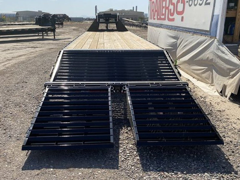 34' Load Trail Tandem Dually Axle Gooseneck Equipment Trailer - (2) 12k Axles - Dual Wheel Deckover - DO 12K MR - Stryker Dealership Group