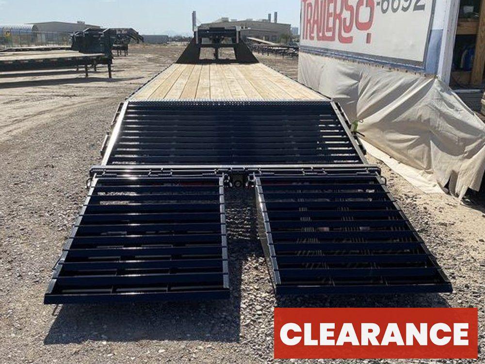 34' Load Trail Tandem Dually Axle Gooseneck Equipment Trailer - (2) 12k Axles - Dual Wheel Deckover - DO 12K MR - Stryker Dealership Group