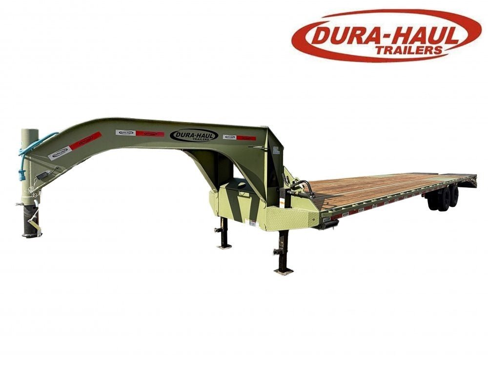 35' DKO Gooseneck Deckover 30' + 5' Mega Ramps (2) 10K Axles 10440 - Stryker Dealership Group