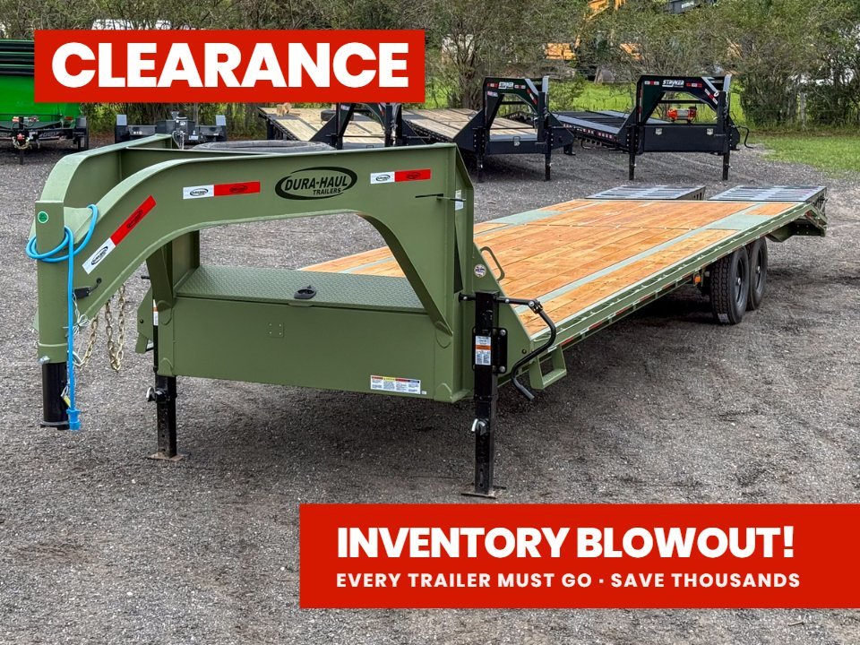 35' DKO Gooseneck Deckover 30' + 5' Mega Ramps (2) 7K Axles 11421 - Stryker Dealership Group