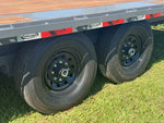 35' DKO Gooseneck Deckover 30' + 5' Mega Ramps (2) 7K Axles 11422 - Stryker Dealership Group