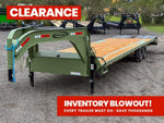 35' DKO Gooseneck Deckover 30'+5' Mega Ramps (2) 8K Axles 010732 - Stryker Dealership Group