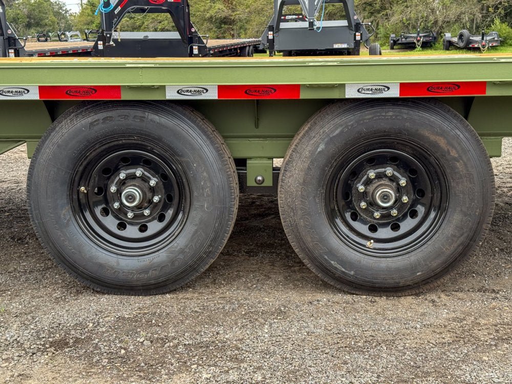 35' DKO Gooseneck Deckover 30'+5' Mega Ramps (2) 8K Axles 010732 - Stryker Dealership Group