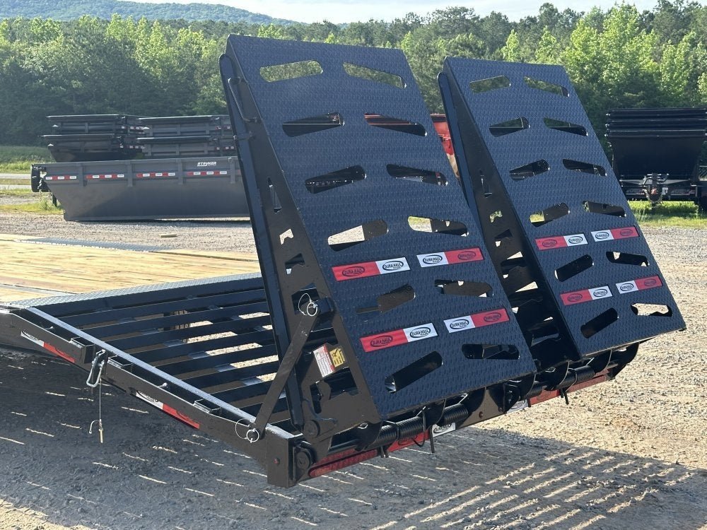 35' DKO Gooseneck Deckover 30'+5' Mega Ramps (2) 8K Axles 10734 - Stryker Dealership Group