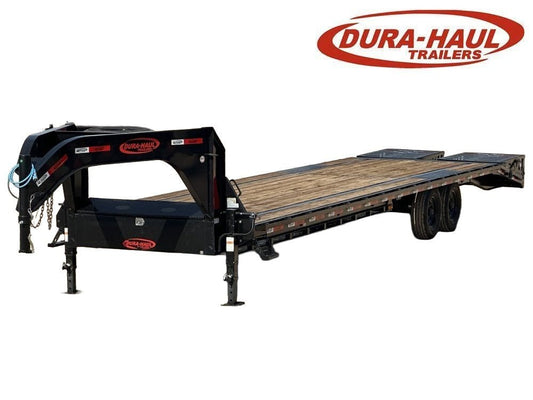 35' DKO Gooseneck Deckover 30'+5' Mega Ramps (2) 8K Axles TU1562 - Stryker Dealership Group