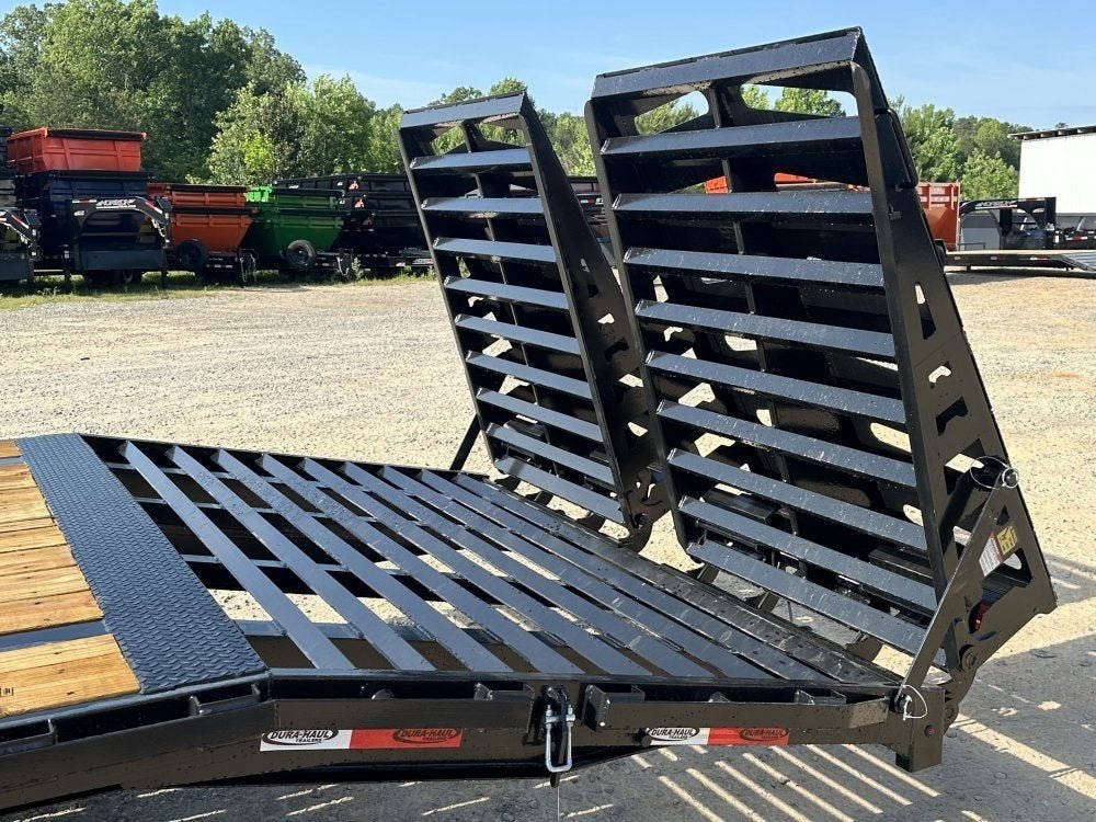 35' DKO Gooseneck Deckover 30'+5' Mega Ramps (2) 8K Axles TU1562 - Stryker Dealership Group