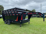 Dura Haul 14' GN Roll off Bundle (2) 8k Axles + 3 Bins w/ 4' Walls 10104