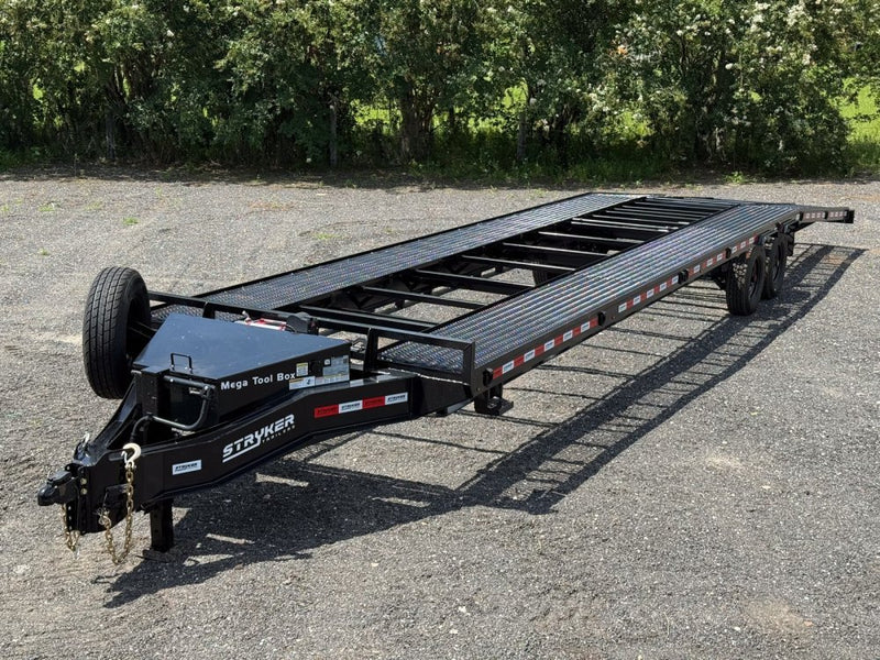 36' Stryker Bumper Pull Mesh Deck Multi Car Hauler - (2) 8k Axles 004564