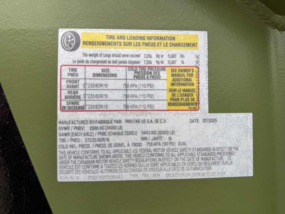 35' DKO Gooseneck Deckover 30' + 5' Mega Ramps (2) 12K Axles - Dual Wheel Deckover - DO 12K MR - Stryker Dealership Group