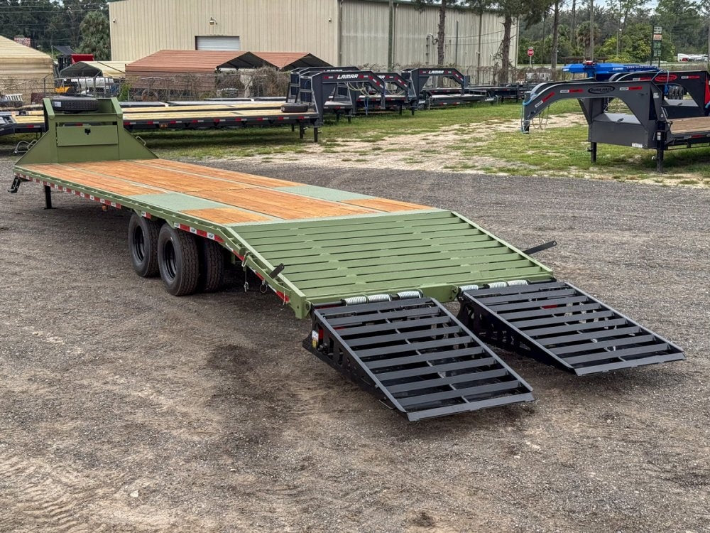 35' DKO Gooseneck Deckover 30' + 5' Mega Ramps (2) 12K Axles - Dual Wheel Deckover - DO 12K MR - Stryker Dealership Group