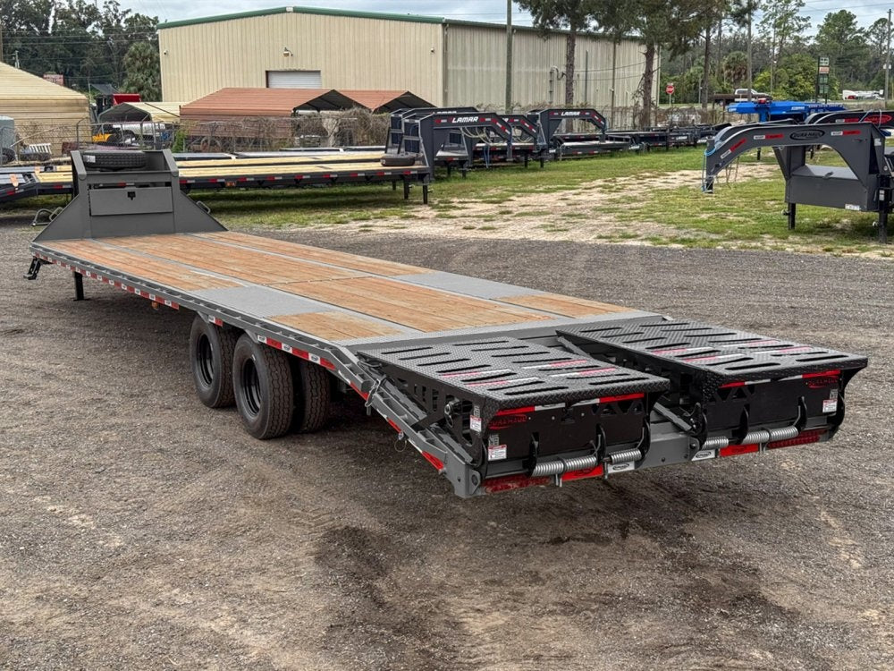 35' DKO Gooseneck Deckover 30' + 5' Mega Ramps (2) 12K Axles - Dual Wheel Deckover/DO 12K MR - Stryker Dealership Group