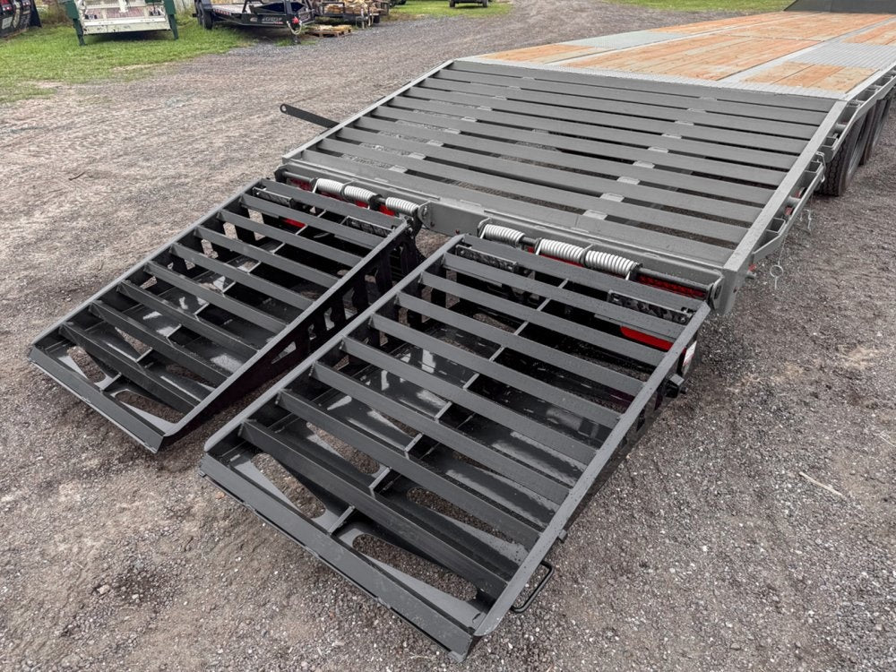 35' DKO Gooseneck Deckover 30' + 5' Mega Ramps (2) 12K Axles - Dual Wheel Deckover/DO 12K MR - Stryker Dealership Group