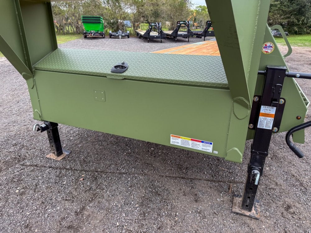 35' DKO Gooseneck Deckover 30' + 5' Mega Ramps (2) 7K Axles - Hotshot Non-CDL - DO 7K MR - Stryker Dealership Group