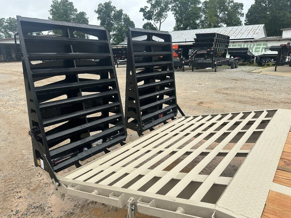 35' DKO Gooseneck Deckover 30' + 5' Mega Ramps (2) 7K Axles, 14 Ply Tires - 7K MR/Deckover Trailers - Stryker Dealership Group