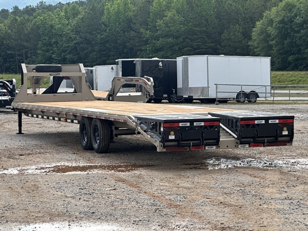 35' DKO Gooseneck Deckover 30' + 5' Mega Ramps (2) 7K Axles, 14 Ply Tires - 7K MR/Deckover Trailers - Stryker Dealership Group