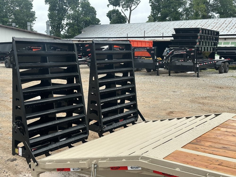 35' DKO Gooseneck Deckover 30' + 5' Mega Ramps (2) 8K Axles, 14 Ply Tires - 8K MR/Deckover Trailers - Stryker Dealership Group