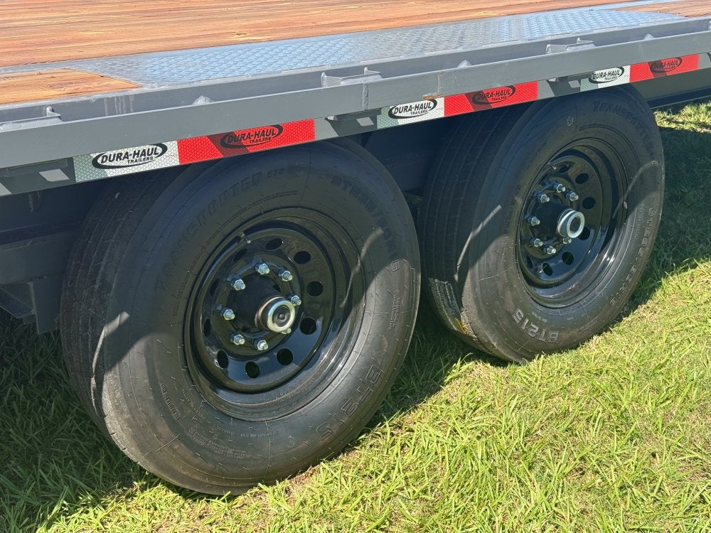 35' Dura-Haul DKO Gooseneck Hotshot Non-CDL Deckover Trailer Mega Ramps - (2) 7K Axles - Hotshot Non-CDL - DO 7K MR - Stryker Dealership Group