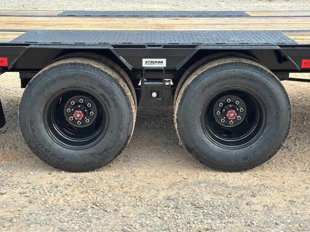 35' Stryker Gooseneck (2) 12K Axles Mega Ramps Dual Wheels - 12K MR/Deckover Trailers - Stryker Dealership Group