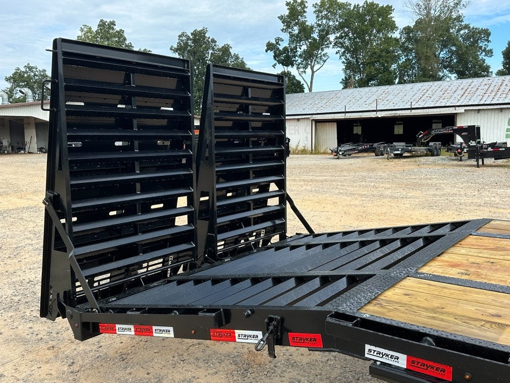 35' Stryker Gooseneck (2) 12K Axles Mega Ramps Dual Wheels - 12K MR/Deckover Trailers - Stryker Dealership Group