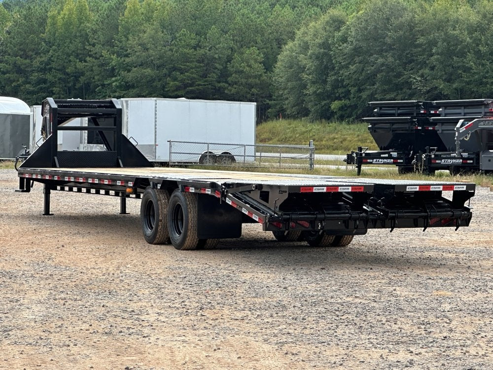 35' Stryker Gooseneck (2) 12K Axles Mega Ramps Dual Wheels - 12K MR/Deckover Trailers - Stryker Dealership Group