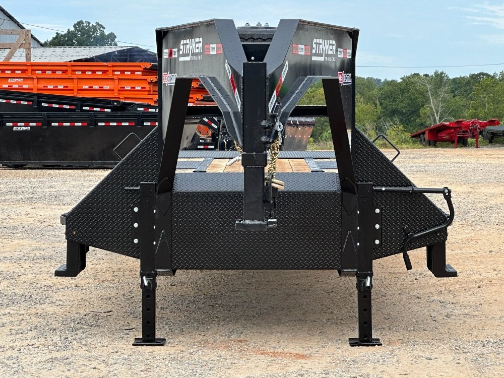 35' Stryker Gooseneck (2) 12K Axles Mega Ramps Dual Wheels - 12K MR/Deckover Trailers - Stryker Dealership Group