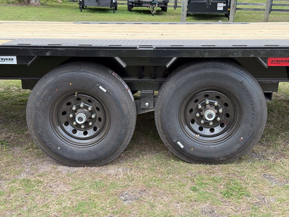 35' Stryker Gooseneck (2) 7K Axles Mega Ramps 14 ply Tires - 7K MR/Deckover Trailers - Stryker Dealership Group